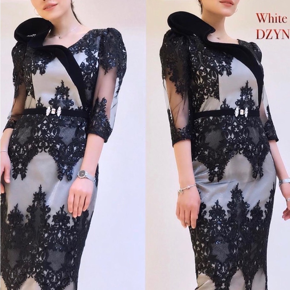 Elegant and luxurious party dress